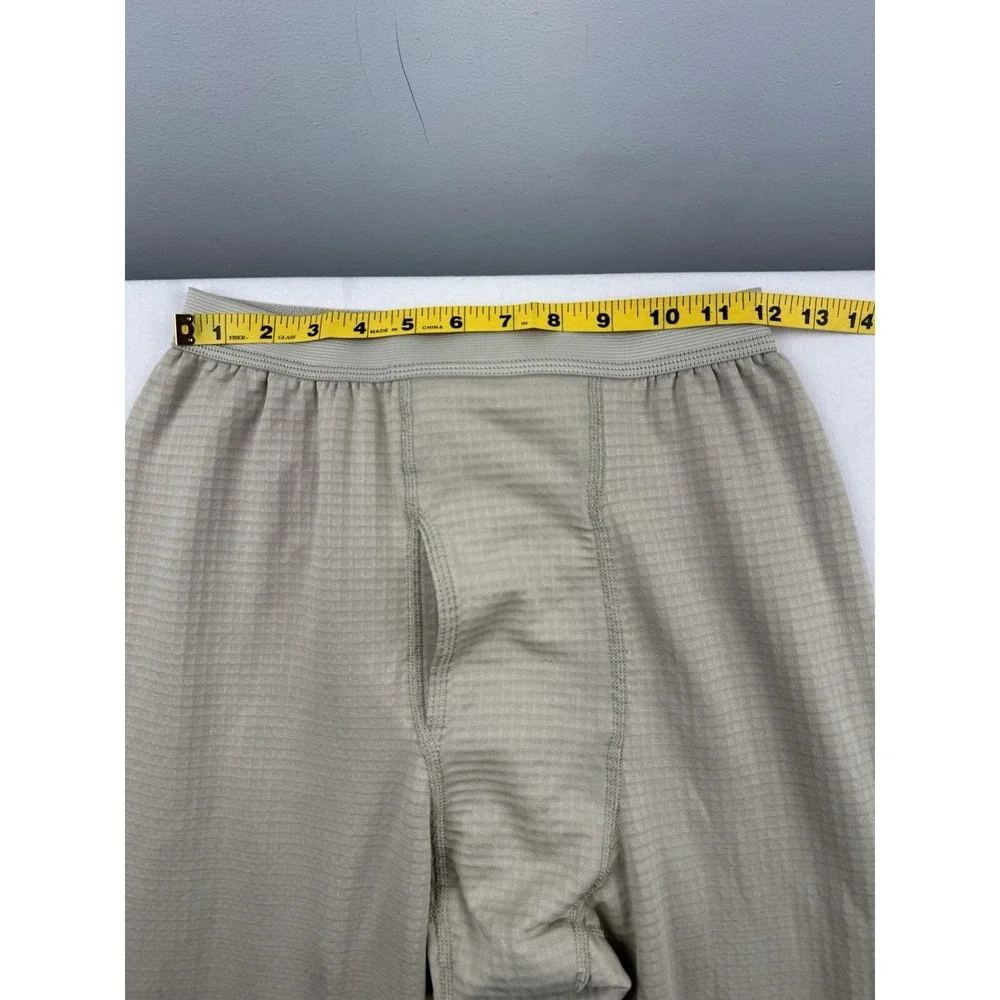 POLARTEC GEN 3 Drawers Mid-Weight‎ Bottom COLD WEATHER Size Small Regular Tan